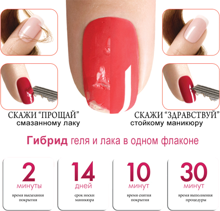 Шеллак Киев - маникюр шеллак, цена на покрытие ногтей шеллаком. Салон Ля Флер