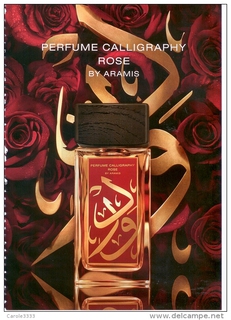 Парфюмерная унисекс новинка Perfume Calligraphy Rose от Aramis, которая звучит ароматом роз