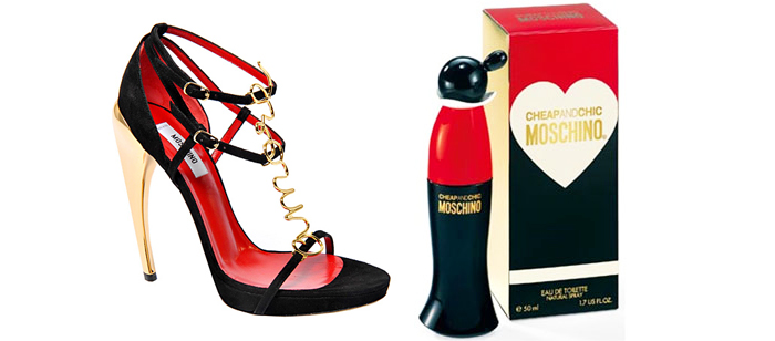 moschino shoes and perfume